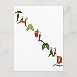 Thailand Chili Peppers Postcard