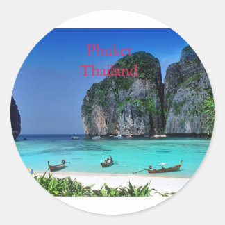 Thailand Classic Round Sticker