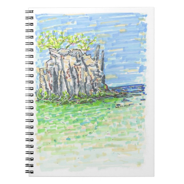 Thailand coastal scene notebook (Front)