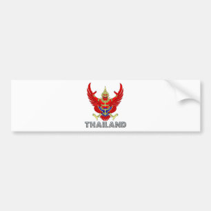 Thailand Coat of Arms Bumper Sticker
