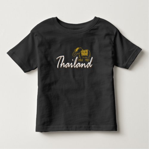 Thailand Elephant Holiday Travel Memories Asia Toddler T_shirt