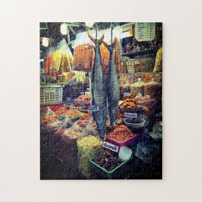 Thailand Fish Market Puzzle (Vertical)