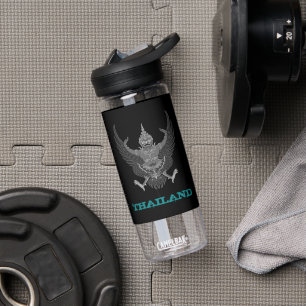 Thailand Fitness & Thai coat of arms / flag Water Bottle