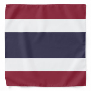 Thailand flag bandana