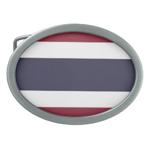 Thailand flag belt buckle