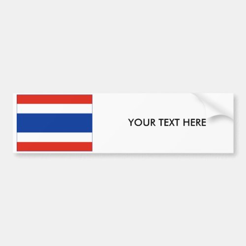 Thailand FLAG Bumper Sticker