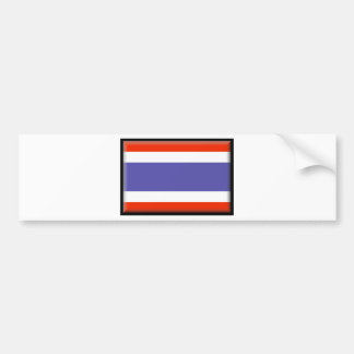 Thailand Flag Bumper Sticker