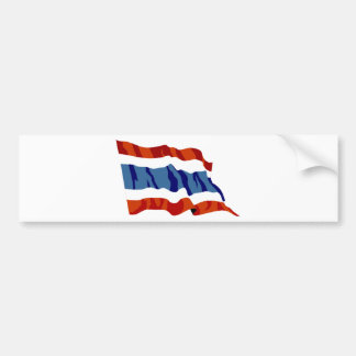 thailand flag bumper sticker