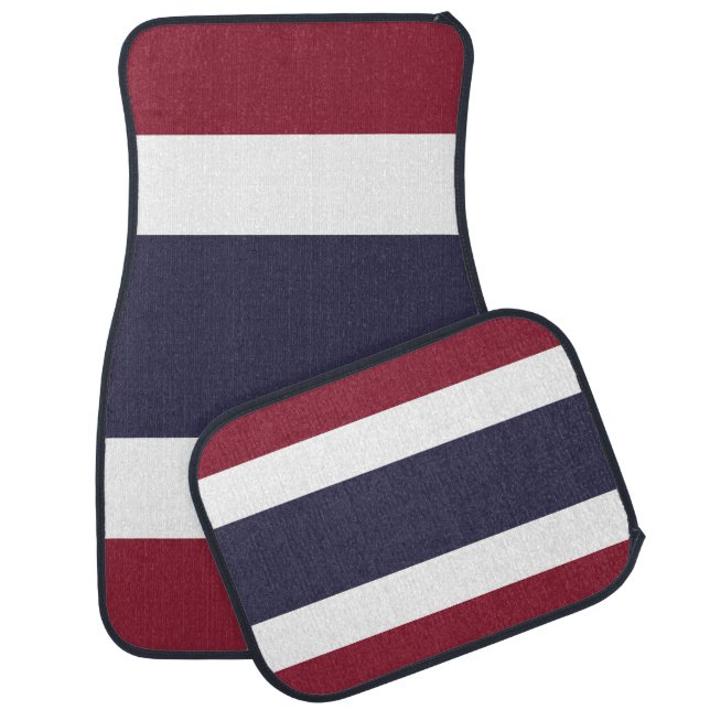 Thailand flag car floor mat (Set)