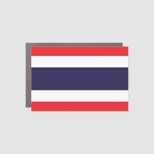 Thailand Flag Car Magnet (Front)