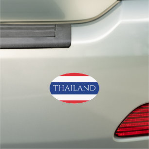 thailand flag car magnet