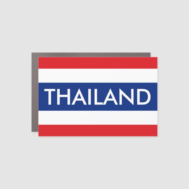 thailand flag car magnet (Front)
