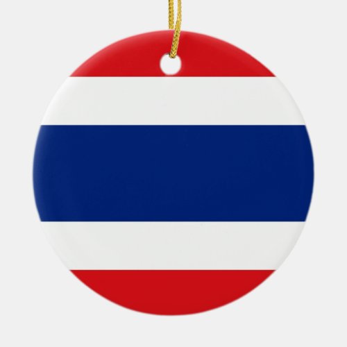 Thailand Flag Ceramic Ornament