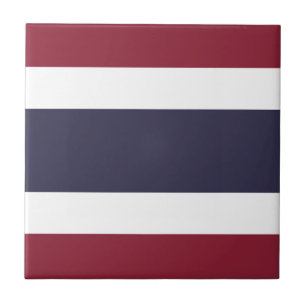 Thailand flag ceramic tile