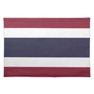 Thailand flag cloth placemat
