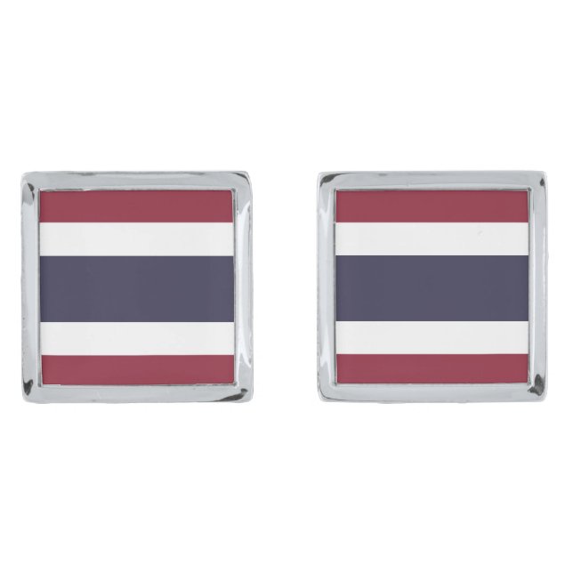 Thailand flag cufflinks (Front)