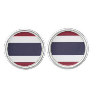 Thailand flag cufflinks