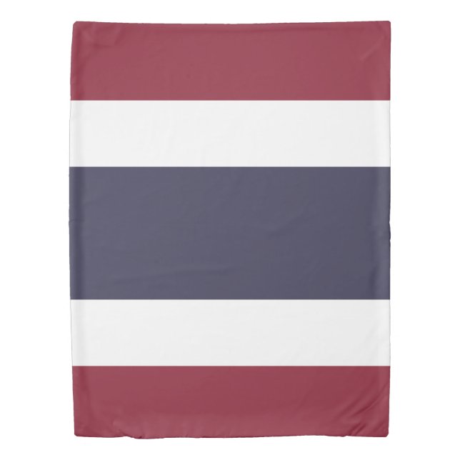 Thailand flag duvet cover (Front)