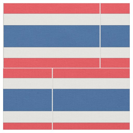 Thailand Flag Fabric