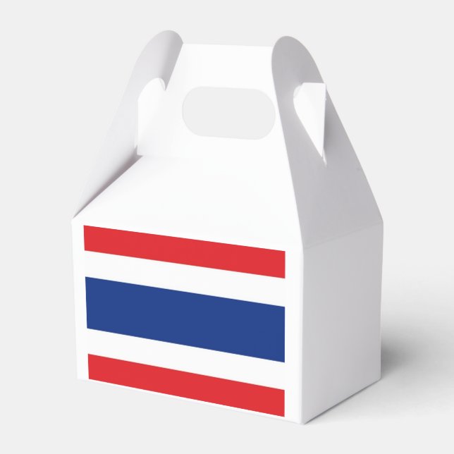 Thailand Flag Favor Boxes (Back Side)