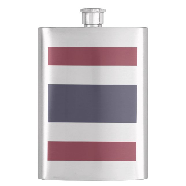 Thailand flag flask (Front)