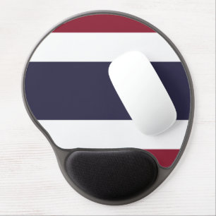 Thailand flag gel mouse pad