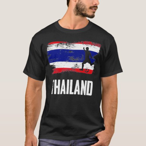 Thailand Flag Jersey Thai Soccer Team Thai sarcasm T_Shirt