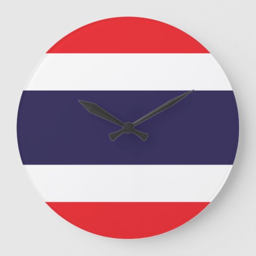 Thailand Flag Large Clock