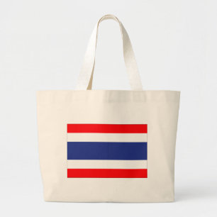 Thailand Flag Large Tote Bag
