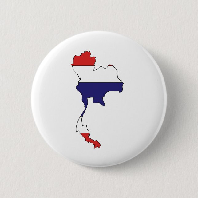 Thailand Flag Map full size Button (Front)