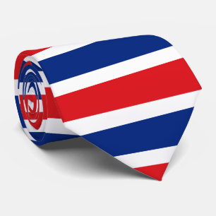 Thailand flag neck tie