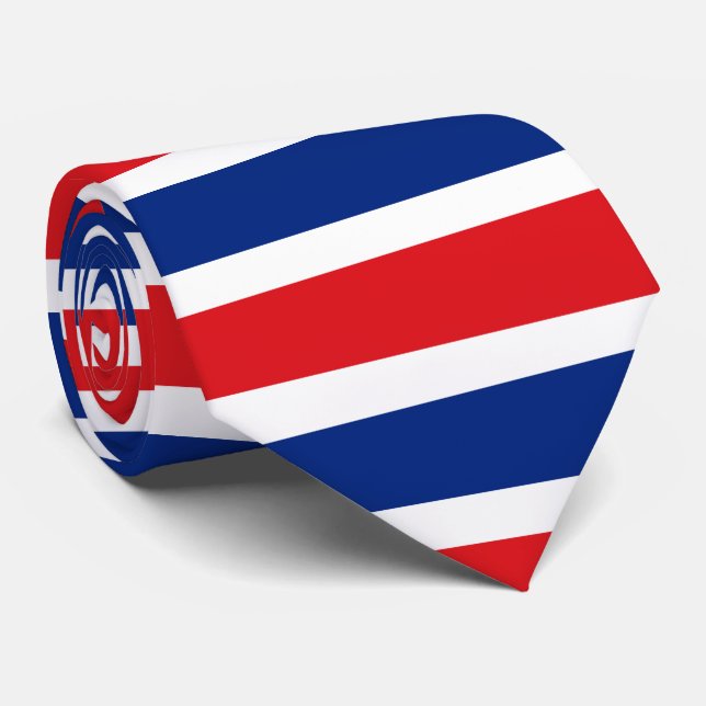 Thailand flag neck tie (Rolled)
