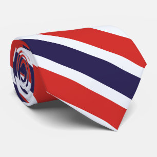 Thailand flag neck tie