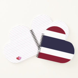 Thailand flag notebook