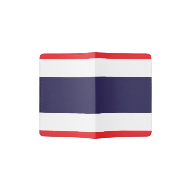 Thailand Flag Passport Holder (Opened)