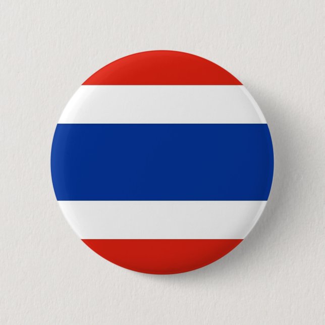Thailand Flag Pinback Button (Front)