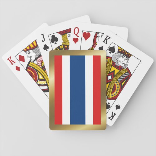 Thailand Flag Playing Cards