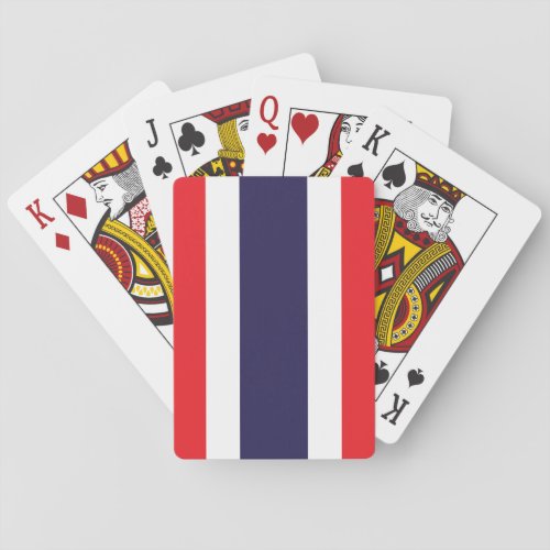 Thailand Flag Poker Cards