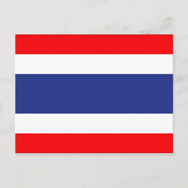 Thailand Flag Postcard (Front)