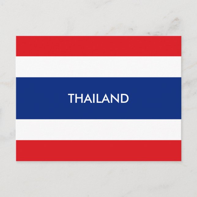 thailand flag postcard (Front)