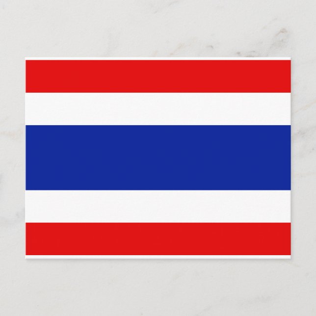Thailand Flag Postcard (Front)