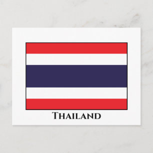 Thailand Flag Postcard