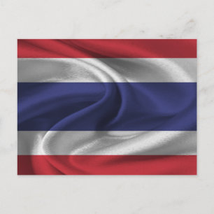 Thailand Flag Postcard