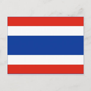 Thailand Flag Postcard