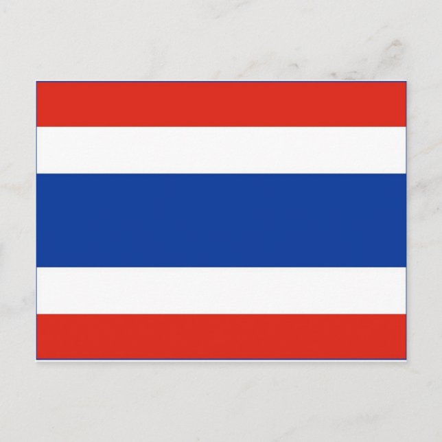 Thailand Flag Postcard (Front)