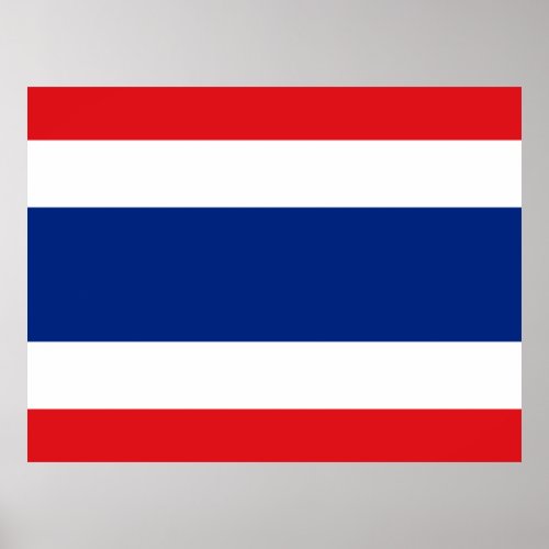 Thailand Flag Poster