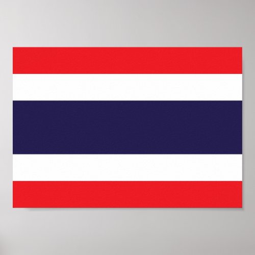 Thailand Flag Poster