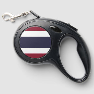 Thailand flag retractable pet leash 