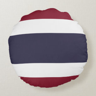 Thailand flag round pillow