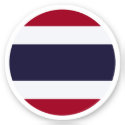 Thailand Flag Round Sticker